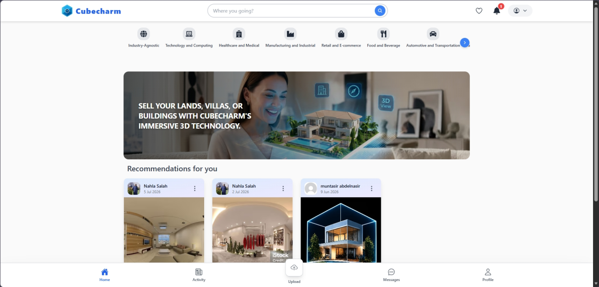 CubeCharm — Real Estate Social Marketplace - Microservices